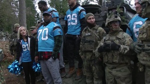 Carolina Panthers Vist the Grafenwoehr Training Area.