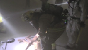 148th Fighter Wing Firemen Training B-roll