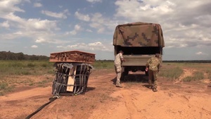 Australian and New Zealand Soldiers support airdrops by AATTC