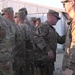 Guardsmen receive combat patch in Helmand Broll