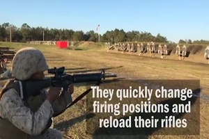 Marine Recruits Test Marksmanship Skills on Parris Island