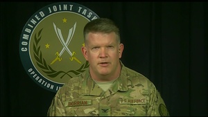 Inherent Resolve Spokesman Briefs Reporters