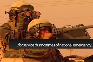 National Defense Service Streamer