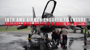 18th Aggressor maintainers sustain aircraft despite challenging weather in Exercise Diamond Shield