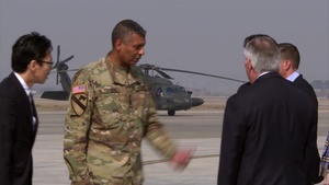 Secretary of State Arrival
