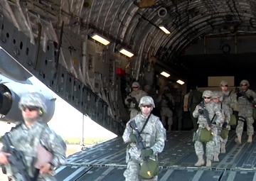 Joint Forces Transport of MP Unit on C-17 Aircraft