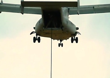 JGSDF Fast Rope Out of an Osprey