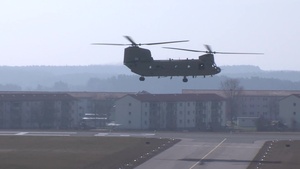 Routine Training Day at the Katterbach Army Airfield