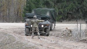 Allied Spirit - 54th BEB Anti-tank set-up - Hohenfels, Germany