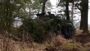 Allied Spirit VI - Delta Company sets up defensive positions - Hohenfels, Germany