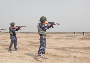Iraqi Security Forces Perform Short-Range Marksmanship Training