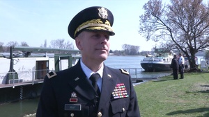 Interview Brig. Gen. Phillip Jolly at Rhein River Crossing Ceremony