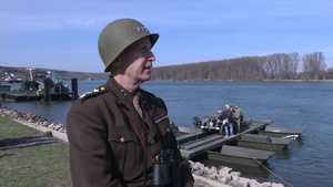 Interview Thomas Goode - General George S. Patton Re-enactor at Rhein River Crossing Ceremony, Nierstein, Germany
