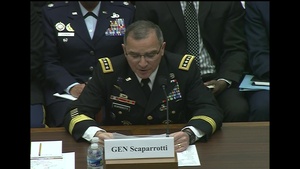 Gen. Scaparrotti House Armed Services Committee Opening Statement