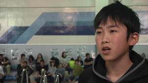 Iwakuni’s Tsunami Swim Team treads water with Japanese Fitness Ocean Swim Team (Package/Pkg)