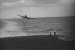 Doolittle Raid -- Fliers Take Off From USS Enterprise & USS Hornet