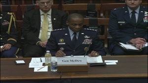 Highlights - HASC Hearing, Gen. McDew, TRANSCOM