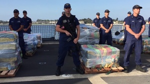Coast Guard offloads approximately 12,000 lbs of cocaine in San Diego