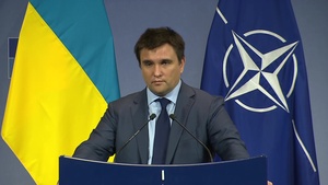 NATO - Ukrainian Minister of Foreign Affairs Pavlo Klimkin Press Conference