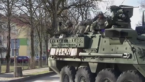 2nd Cavalry Regiment Battle Group arrived in Orzysz Poland to support NATO mission