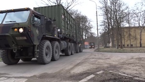 2nd Cavalry Regiment Arrived in Orzysz, Poland, on March 31, 2017