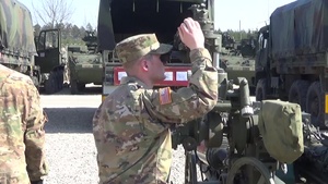 M777 Howitzer in Orzysz Poland