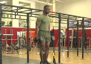 Dumbbell Single Leg Squat