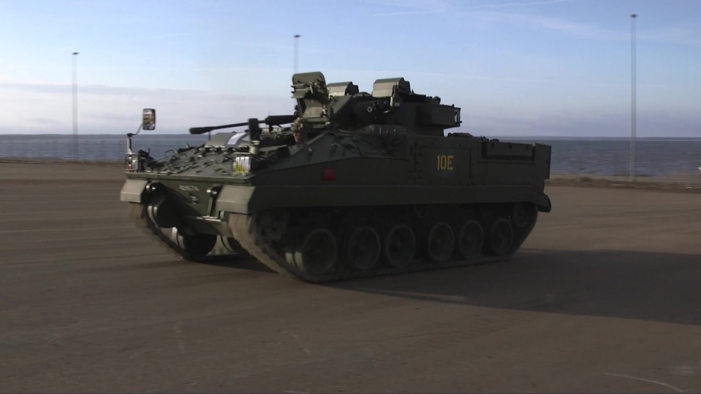 DVIDS - Video - British vehicles arrive in Estonia