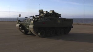 British vehicles arrive in Estonia