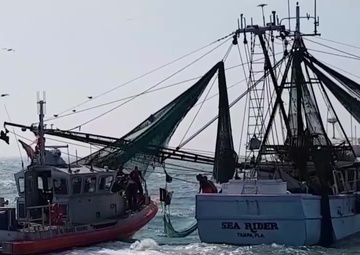 Coast Guard medevacs man, 19, from shrimping boat