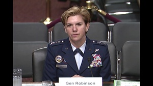 Air Force Gen. Lori J. Robinson Testifies at SASC Hearing