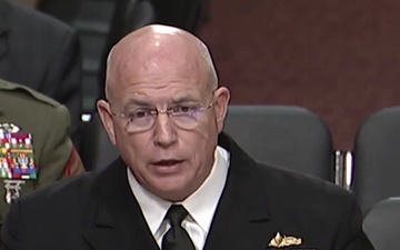 Navy Adm. Kurt W. Tidd Testifies at SASC Hearing