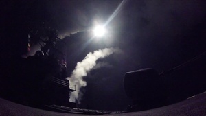 USS Porter Strikes on Syria