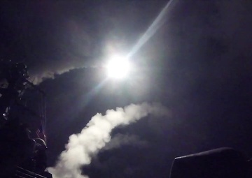 USS Porter Strikes on Syria