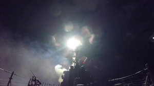 USS Ross Strikes on Syria