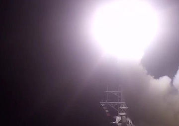 USS Ross Strikes on Syria