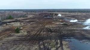 1-68 AR Platoon Level Live Fire in Latvia B-Roll