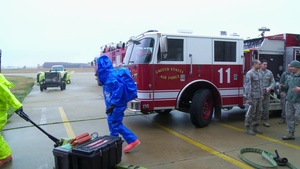 Kunsan Airmen Conduct HAZMAT Training