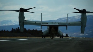 US, Japanese forces fast rope off Ospreys and Sea Knights - B-Roll