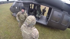 2-10 Assault Helicopter Battalion air assault training with 2nd Cavalry Regiment