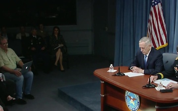 Defense Secretary and Centcom Commander Conduct Joint Briefing