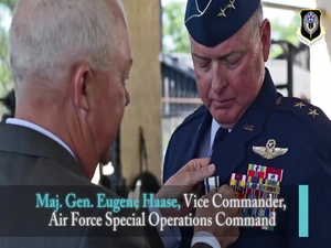 AFSOC Vice Commander, Maj. Gen. Eugene Haase Retires