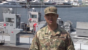 Interviews for Exercise Pacific at Yokohama North Dock