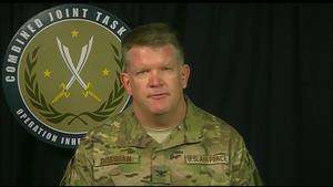 Inherent Resolve Spokesman Briefs Reporters