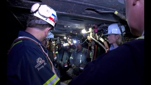 EPA Administrator Scott Pruitt Chats with Miners During Pennsylvania Coal Mine