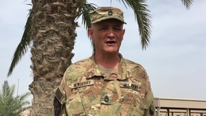 Sgt. 1st Class Gregory Newberry Easter Greeting