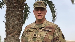 Capt. Christopher Holmes Easter Greeting