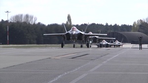 F-35A Lightning II Arrival in UK