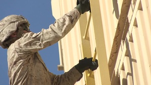Fox Company, 2nd Battalion, 6th Marine Regiment fast rope during TALONEX 2-17