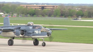 B-25's Landing at NMUSAF B Roll Part 2